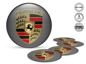 Porsche Adesivi Cupola Edizione Emblemi Resina Custom